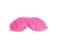 Generico 2 piezas animadora Pom Poms Squad Cheer Sport Party Dance Accesorios útiles Cheer Poms Cheerleading Pomps Cheer Pompon (Pink)