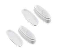 Genérico 2 piezas Bandeja para Polvo de Uñas Contenedor para Inmersión Soporte para Decoraciones y Brillo para Manicura Francesa y Uso Profesional o Casero