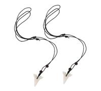 Genérico 2 Piezas Collar Accesorio Unisex de Pendiente Decorativo para Mujeres Joyería para Ocasiones Cotidianas y Especiales