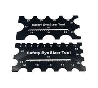Generico 2 piezas Crochet Safety Eye Tool - Herramientas auxiliares de seguridad | Mide suministros de 4 mm a 32 mm para un juguete para muñecas para principiantes que hace cultivar Hobby animales de