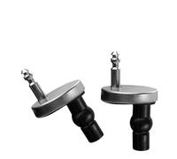 Genérico 2 Piezas de bisagras de fijación Superior for Asiento de Inodoro, bisagras de Cierre Suave, liberación del Conector, reemplazo de Ajuste rápido, Pasador de Tornillo, Hardware(03)