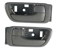 Genérico 2 piezas de manillas interiores para puertas 69206-AA021 69205-AA021 Para Toyota Camry 2002-2006 Manilla interior gris para puerta izquierda y derecha