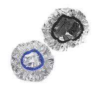 Genérico 2 Piezas De Tapa De Tinte Para El Cabello De Papel De Aluminio Conector Impermeable Petaca De Pescado Pegatinas Elegantes Soportes Portátiles Petaca Retro Pequeñas Bolsas De