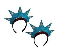 Genérico 2 Piezas Diadema Decorativa Forma de Estatua la Emancipación para Fiesta del Día Independencia, Ligera y Cómoda para Uso Diario y Disfraz