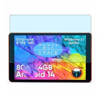 Genérico 2 Piezas Filtro Luz Azul Protector de Pantalla, compatible con Callsky Ctab 8 8" Tablet, Screen Protector Película Protectora (Not Cristal Templado)