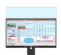 Genérico 2 Piezas Filtro Luz Azul Protector de Pantalla, compatible con Lenovo ThinkVision T27-40 T27q-40 T27qd-40 27" monitor, Screen Protector Película Protectora (Not Cristal Templado)