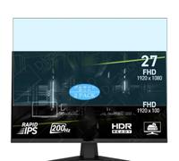 Genérico 2 Piezas Filtro Luz Azul Protector de Pantalla, compatible con MSI MAG 274F 27" Monitor, Screen Protector Película Protectora (Not Cristal Templado)