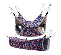 Genérico 2 Piezas Hamaca de Ardilla | Hammock de hámster - Cama acogedora para una pequeña Jaula de Mascotas de Mascotas Hedgehog Ratones pequeños Ratones Sala de Estar enriquecimiento