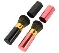 Genérico 2 Piezas Maquinillas De Afeitar Se Maquilla Paleta De Sombras De Ojos Pegatinas Pestañas Paletas De Sombras De Ojos Para Mujeres Auto Cepillo Champú Gel Pincel Resaltador Aluminio