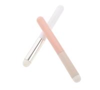 Genérico 2 Piezas Pincel Labial De Setas Cepillo Aplicador De Herramienta Aplicadora De Aplicador De Pincel De Labios Varitas Aplicadoras De Brillo De Labios Metal