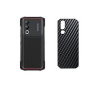 Genérico 2 Piezas Protector de pantalla Posterior, compatible con DOOGEE Blade 20 Turbo, Negro Película de Trasera Espalda Piel