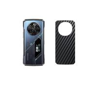 Genérico 2 Piezas Protector de pantalla Posterior, compatible con DOOGEE V40 Pro, Negro Película de Trasera Espalda Piel