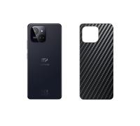 Genérico 2 Piezas Protector de pantalla Posterior, compatible con MYPHONE N23 PLUS 5G, Negro Película de Trasera Espalda Piel