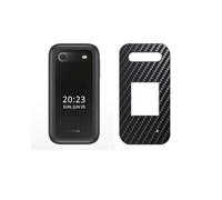 Genérico 2 Piezas Protector de pantalla Posterior, compatible con Nokia 2660 Flip, Negro Película de Trasera Espalda Piel