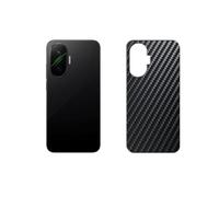 Genérico 2 Piezas Protector de pantalla Posterior, compatible con XIAOMI POCO F7, Negro Película de Trasera Espalda Piel