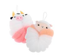 Genérico 2 Piezas Ramo De Baño Piscina Juguetes De Baño Alfombra De Baño Esponja De Baño Para Bebé Esponjas Bañera Lavado De Cuerpo De Paloma Juguete De Baño Ducha De Vapor Educación Física