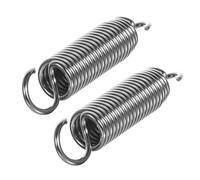 Genérico 2 Piezas resorte de percusión de bombo pedal de bombo pedal de tambor pedal de doble bombo pies de bombo Instrumentos musicales agitadores acero afinador de guitarra Silver