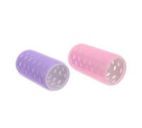 Genérico 2 Piezas Rodillos para Cabello Corto con Núcleo de Aluminio Grande para Rizos Naturales sin Calor Fáciles de Usar Volumen y Estilo Rápido para Flequillo y Peinados DIY