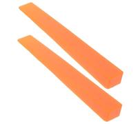 Genérico 2 Piezas Tenedor de Cuero insonorizado Pedal sintonizador Agarre de vicio Instrumento Musical Organo Musical silenciadores de afinación de Piano Accesorios de Piano Caucho Orange