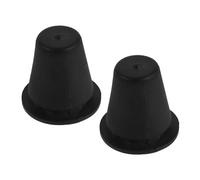 Genérico 2 Piezas Tope de Capó, Bloque de Goma Negra de Alta Elasticidad, Amortiguación de Impactos, Instalación Fácil, para Vehículo Bonnet y Engine Bay Cover, Bricolaje