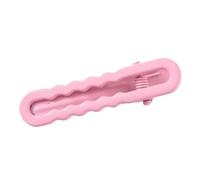 Genérico 2 Pinzas Pato Sin Huella Caramelo-Rosa - Franja/Espalda | Caramelo-Rosa | Mujeres | Peinado, Regalo