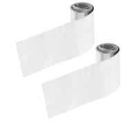 Genérico 2 Rollos Ánodo Metálico de Zinc y Láminas Conductoras para Experimentos Científicos Tiras Electrodas para Electrolisis y Baterías de Frutas Material Educativo de Física y Química