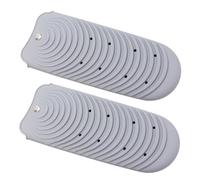Genérico 2 Uds Bolsa De Estera De Silicona Térmica Soporte De Rizador De Viaje Portátil Para Plancha Plana, Rizador, Plancha De Pelo, Varitas Para Rizar El Cabello, Herramientas Para El