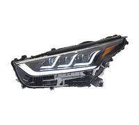 Genérico 2 Uds Faros Delanteros De Coche Para Toyota Para Highlander Para Kluger 2022 Lámpara Led Lenseshead Drl Señal Giro Angel Eyes Faros Delanteros Lentes