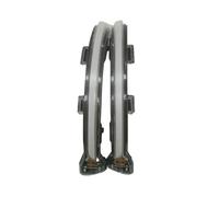 Genérico 2 Uds Señal Giro LED Dinámica Espejo Cristal Luz Clara Flecha Intermitente Para VW Para Golf Para MK7.5 Para GTI 7 R Para GTD VII Intermitentes Dinámicos