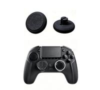 Genérico 2 unidades de tapas antideslizantes joystick para Nacon Revolution 5 Pro del mando de videojuegos piezas de recambio para la cubierta del rocker(Negro)