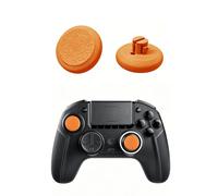 Genérico 2 unidades de tapas antideslizantes joystick para Nacon Revolution 5 Pro del mando de videojuegos piezas de recambio para la cubierta del rocker(Naranja)