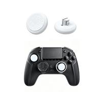 Genérico 2 unidades de tapas antideslizantes joystick para Nacon Revolution 5 Pro del mando de videojuegos piezas de recambio para la cubierta del rocker(Blanco)