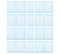Genérico 20 Compresas Absorbentes para Lactancia y Cama, Estructura de Doble Capa, Tela No Tejida, Diseño y Amigable Piel para Hospitales y Salones