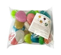 Genérico 20 Large Glowing Garden Rocks | Pebbles Aquarium Landscaping