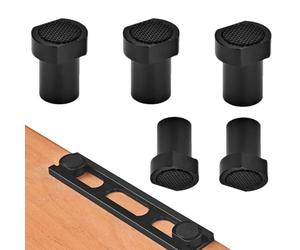 Genérico 20 mm topes de banco - Inserto de aluminio para posicionamiento de 19/20 mm - Lote de 5 topes de taller de carpintería - para apretar el aserrado y el corte en la