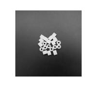 Genérico 20 Piezas 0,5 M 12T Engranaje Recto de plástico en Forma de D pequeño piñón de 0,5 módulo T = 12 Apertura del Orificio 3MM 3A 3D DIY Eje D Motor D 123DA