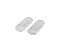 Genérico 20 piezas/100 Uds., gafas, almohadillas nasales de silicona, marco de gafas insertadas, almohadillas for la nariz, Accesorios de reparación(CY097 White 20pcs)