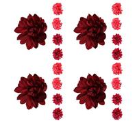 Genérico 20 Unidades Hanfu Style Hair Clips Lightweight Artificial Chinese Floral Hairpins Elegant Vintage Barrettes For Weddings Masquerades And Traditional Costume Parties