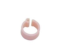 Genérico 2000 Uds. Anillos for Patas de pájaros, 10 Colores, 8mm de diámetro Interior y 7mm de Altura, Loro, Paloma, sin Texto, Anillos for pies de identificación(Pink)