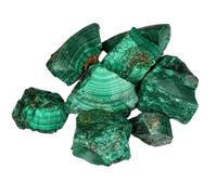 Genérico 200g Cristales Naturales for Meditación y Reiki | Piedras energéticas for el Equilibrio de los Chakras y la decoración del hogar(Malachite,10-30mm)