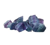 Genérico 200g Cristales Naturales for Meditación y Reiki | Piedras energéticas for el Equilibrio de los Chakras y la decoración del hogar(Rainbow Fluorite,30-50mm)