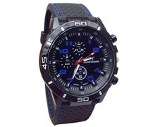 Genérico 2015 Quartz Watch Men Sport Wristwatch Silicone Fashion Hours Mm Reloj (WT-d, One Size)