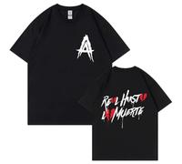 Genérico 2024 Camiseta Anuel AA Manga Corta Moda Camiseta de Gran tamaño para Hombre Sudadera con Cuello Redondo para Mujer (7 M)