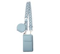 Genérico 2024 New Phone Bags for Women | Stylish Small PU Leather Adjustable Phone Purse | Versatile Chest Bag for Celell Phones, Cards, Cash | Ideal for Mother's Day, Christmas, and Birthdays, azul,