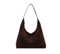 Genérico 2024 New Suede Shoulder Bag Brown Tote Bag for Women Suede Purse Slouchy Tote Bag Suede Tote Bag Fall Purses Handbag (Coffee)