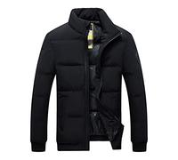 Genérico 2025 Abrigo Cálido para Hombre Cazadoras Calor Grueso Tallas Grandes Chaqueta de Cortavientos Moda Chaquetas Plumas Parka Color Sólido Otoño e Invierno