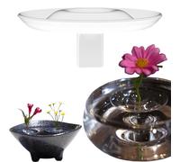 Genérico 2025 Creative Floating Floral Arrangement Holder, Wind-Driven Waterproof Flower Holder, Innovative Floating Flower Display Stand, Floating Pvc Mini Vase For Bowls/Fish Tanks(10pcs,L:7*2.6cm)
