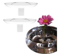 Genérico 2025 Creative Floating Floral Arrangement Holder, Wind-Driven Waterproof Flower Holder, Innovative Floating Flower Display Stand, Floating Pvc Mini Vase For Bowls/Fish Tanks(2pcs,S:5*2cm)