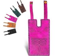 Genérico 2025 Fashion Leather Wallet | Western Boot Wallet with Snap Strap | Boot Wallets Women and Men | Vintage Cowboy Design for Men and Women (Pink)