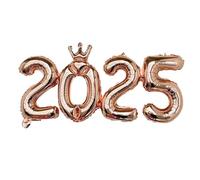 Generico 2025 Foil Number Balloons | New Year Decor 2025 Number Balloons Decorations | Foil 2025 Balloon Numbers For Wedding, 17.72x36.61 Inches Number Ballons For Birthday Parties, Holiday Parties
